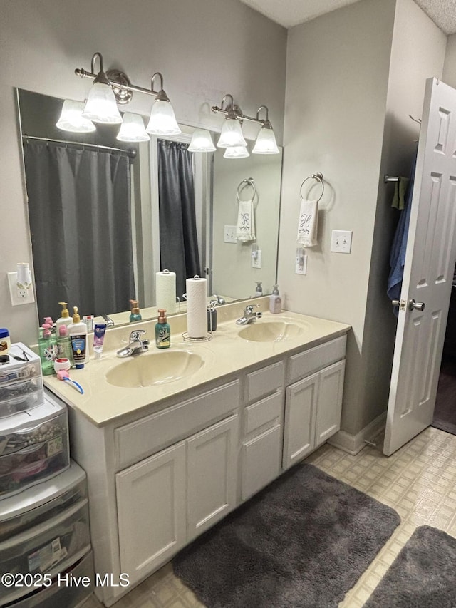 103 Jay Trl, Murfreesboro, NC 27855 - full bath featuring double vanity and tile patterned floors