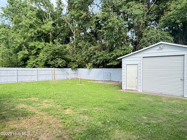 103 Jay Trl, Murfreesboro, NC 27855 - fenced backyard featuring a storage shed