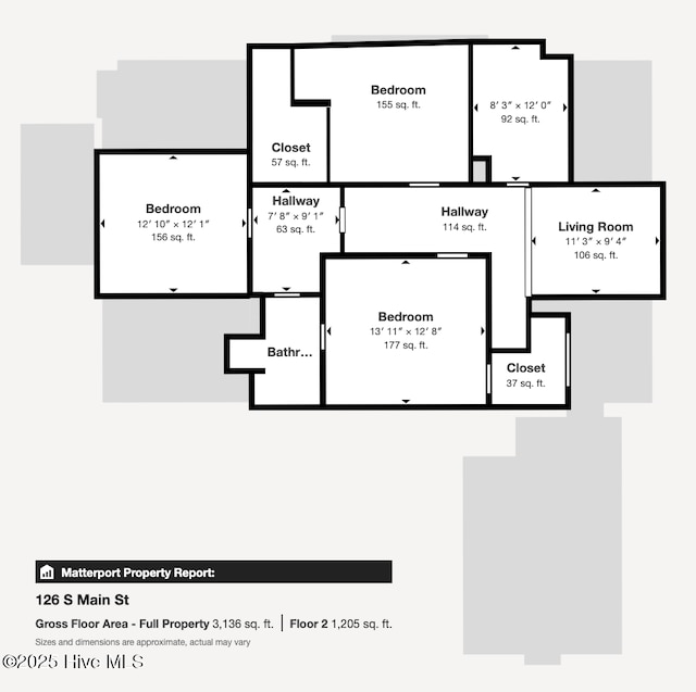 119 S Main St, Colerain, NC 27924 - view of floor plan / room layout