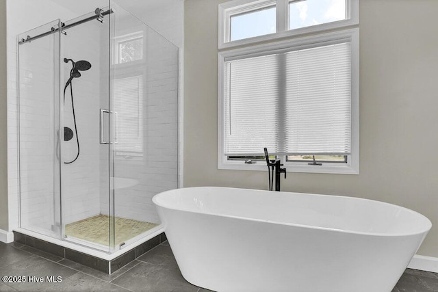 108 Sound View Dr, Hampstead, NC 28443 - bathroom with a stall shower and a freestanding tub