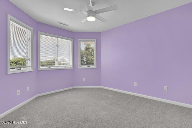 108 Sound View Dr, Hampstead, NC 28443 - empty room with carpet flooring and ceiling fan
