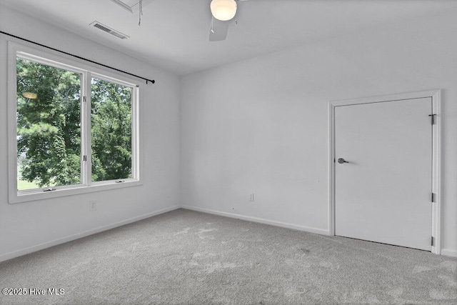 108 Sound View Dr, Hampstead, NC 28443 - carpeted empty room with baseboards and ceiling fan