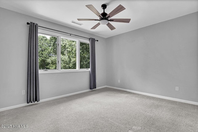 108 Sound View Dr, Hampstead, NC 28443 - carpeted empty room featuring ceiling fan and baseboards