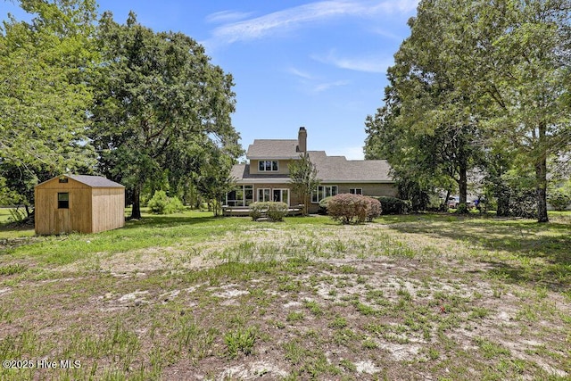 108 Sound View Dr, Hampstead, NC 28443 - view of yard featuring a storage shed