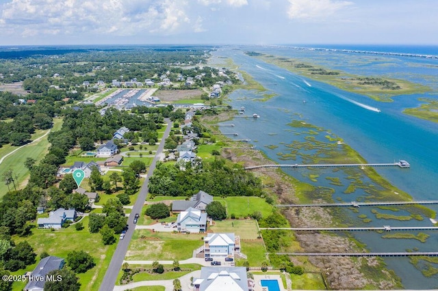 108 Sound View Dr, Hampstead, NC 28443 - aerial view of a nearby body of water