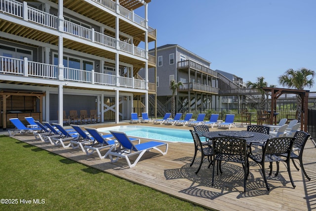 1326 New River Inlet Rd, North Topsail Beach, NC 28460 - view of community pool