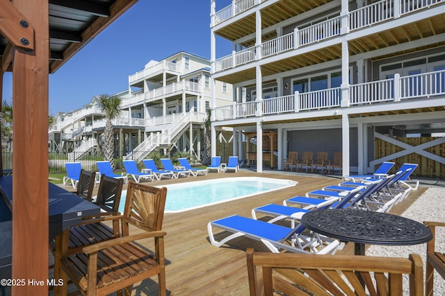 1326 New River Inlet Rd, North Topsail Beach, NC 28460 - community pool featuring a patio