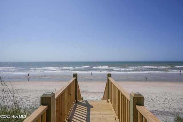 1326 New River Inlet Rd, North Topsail Beach, NC 28460 - view of property's community featuring view of water and beach