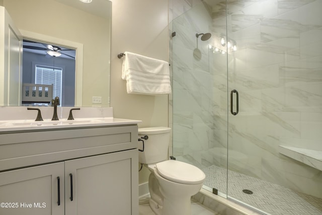 1326 New River Inlet Rd, North Topsail Beach, NC 28460 - bathroom with a stall shower and vanity