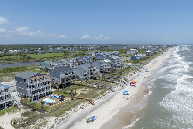 1326 New River Inlet Rd, North Topsail Beach, NC 28460 - bird's eye view of extended coastline