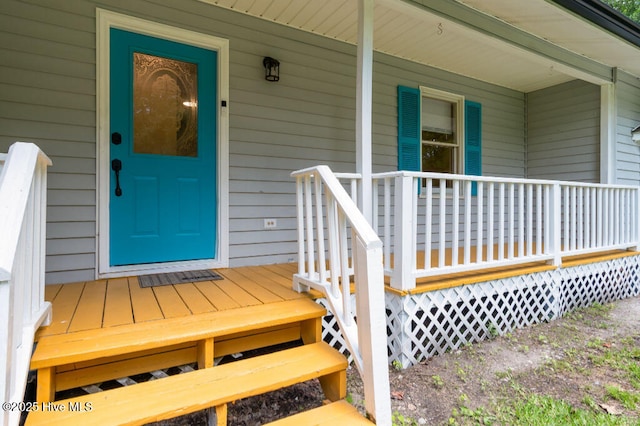 5025 NC Highway 55 E, New Bern, NC 28560 - view of exterior entry featuring covered porch
