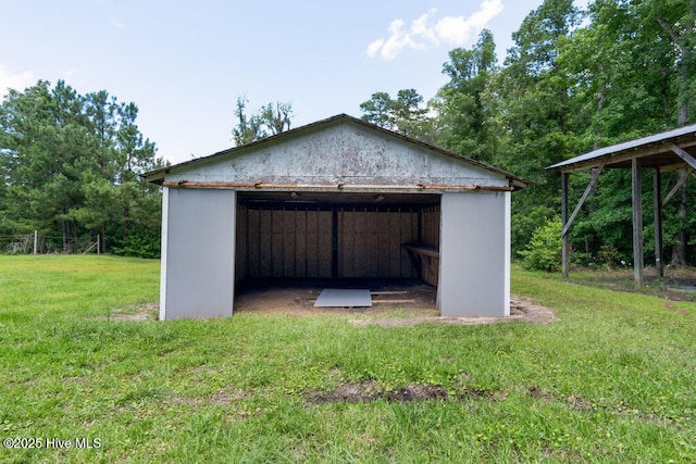5025 NC Highway 55 E, New Bern, NC 28560 - view of pole building with a lawn