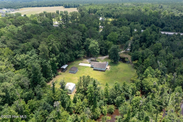 5025 NC Highway 55 E, New Bern, NC 28560 - aerial view of property's location with a forest and rural landscape