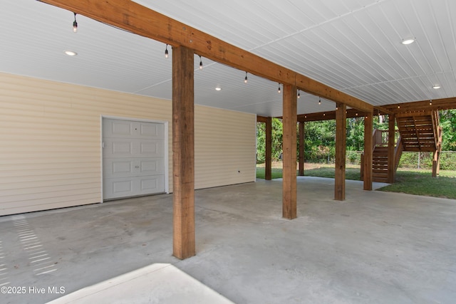 109 SW 17th St, Oak Island, NC 28465 - view of patio / terrace with stairs