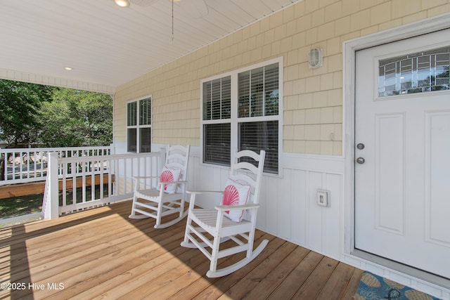 109 SW 17th St, Oak Island, NC 28465 - view of wooden porch