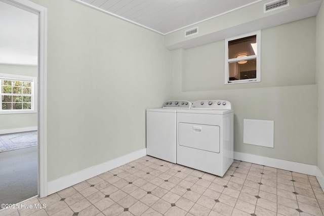 383 Red Fox St NW, Shallotte, NC 28470 - washroom with independent washer and dryer and baseboards