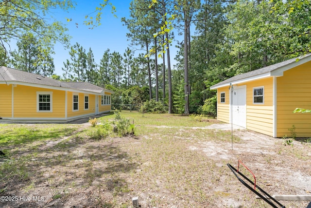 383 Red Fox St NW, Shallotte, NC 28470 - view of yard with an outdoor structure