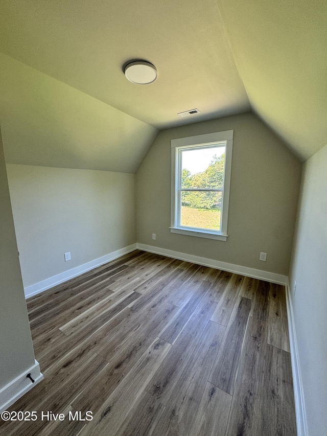 317 Whitfield Dr, Goldsboro, NC 27530 - additional living space featuring wood finished floors and lofted ceiling