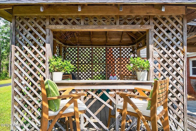 view of deck