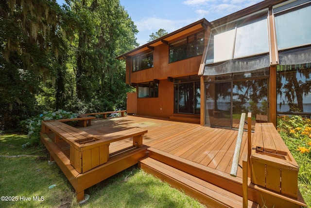 1402 Green Springs Rd, New Bern, NC 28560 - view of wooden deck