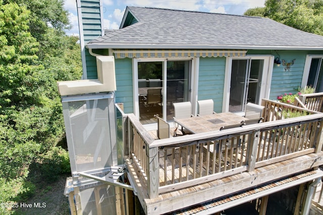 122 Ethel Dr, Emerald Isle, NC 28594 - view of wooden terrace