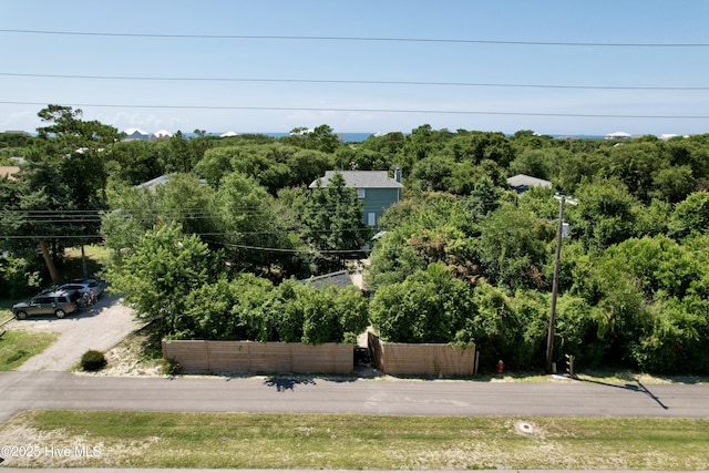 122 Ethel Dr, Emerald Isle, NC 28594 - bird's eye view of a heavily wooded area