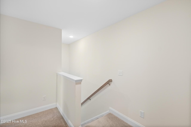 1620 Bratton Ct, Wilmington, NC 28405 - stairway featuring carpet and recessed lighting