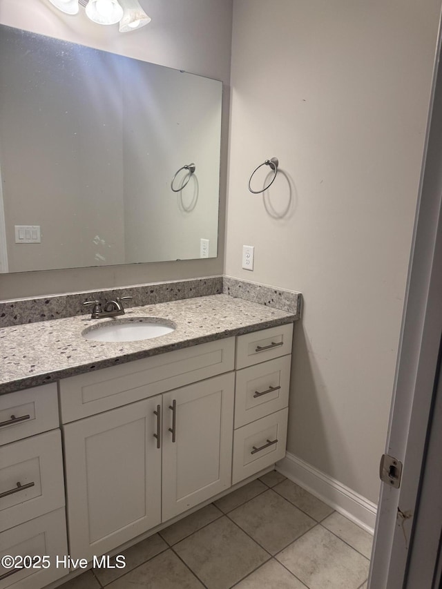 600 Burning Tree Rd, Pinehurst, NC 28374 - bathroom featuring vanity and tile patterned flooring