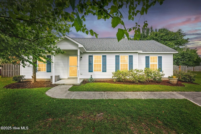 2827 Sapling Cir, Wilmington, NC 28411 - ranch-style home featuring roof with shingles