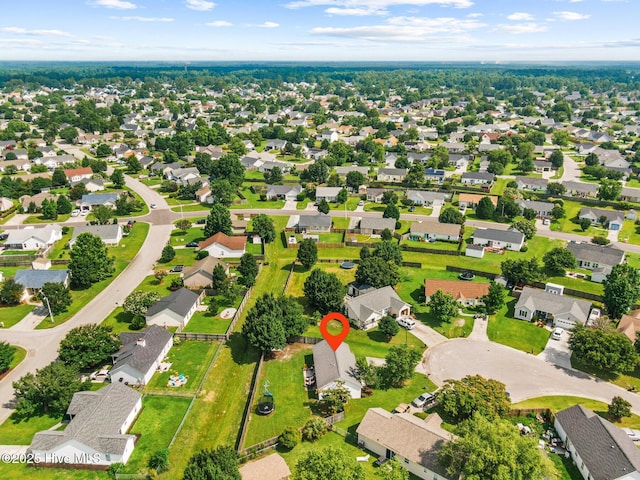 2827 Sapling Cir, Wilmington, NC 28411 - aerial perspective of suburban area