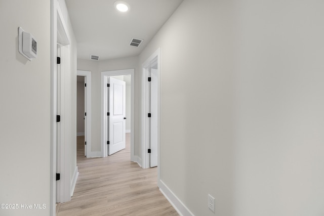 208 Triton Ln, Surf City, NC 28445 - hall featuring light wood-type flooring and recessed lighting