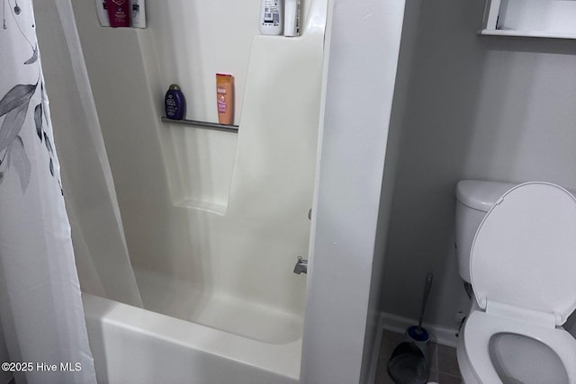 2903 Cedar Creek Rd Apt B, Greenville, NC 27834 - bathroom with toilet and shower / bath combo