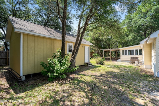 108 NW 29th St, Oak Island, NC 28465 - view of yard with entry steps