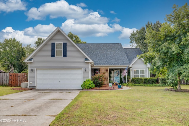 660 Pine Branches Cir SE, Leland, NC 28451 - traditional-style home with driveway, an attached garage, and roof with shingles