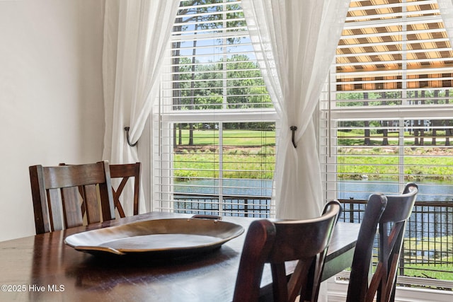 3710 Calla Lilly Ct, Southport, NC 28461 - dining area with a water view