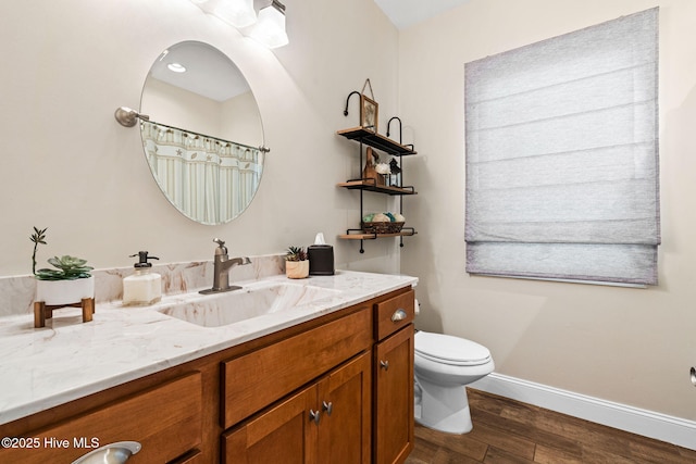 3710 Calla Lilly Ct, Southport, NC 28461 - full bath with vanity and wood finished floors