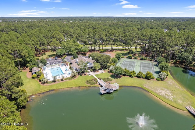 3710 Calla Lilly Ct, Southport, NC 28461 - view of property location featuring a forest and a nearby body of water