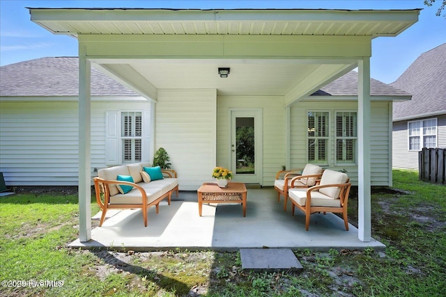 111 Yaupon Ct, Hampstead, NC 28443 - view of patio / terrace with outdoor lounge area