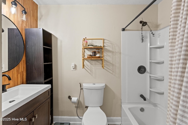 202 Regalwood Dr, Jacksonville, NC 28546 - bathroom featuring vanity and shower / bathtub combination with curtain