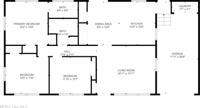 202 Regalwood Dr, Jacksonville, NC 28546 - view of floor plan / room layout