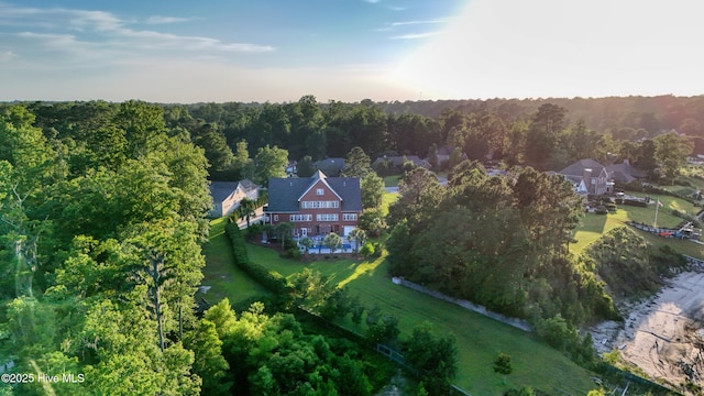 240 Drake Lndg, New Bern, NC 28560 - view of property location featuring a heavily wooded area
