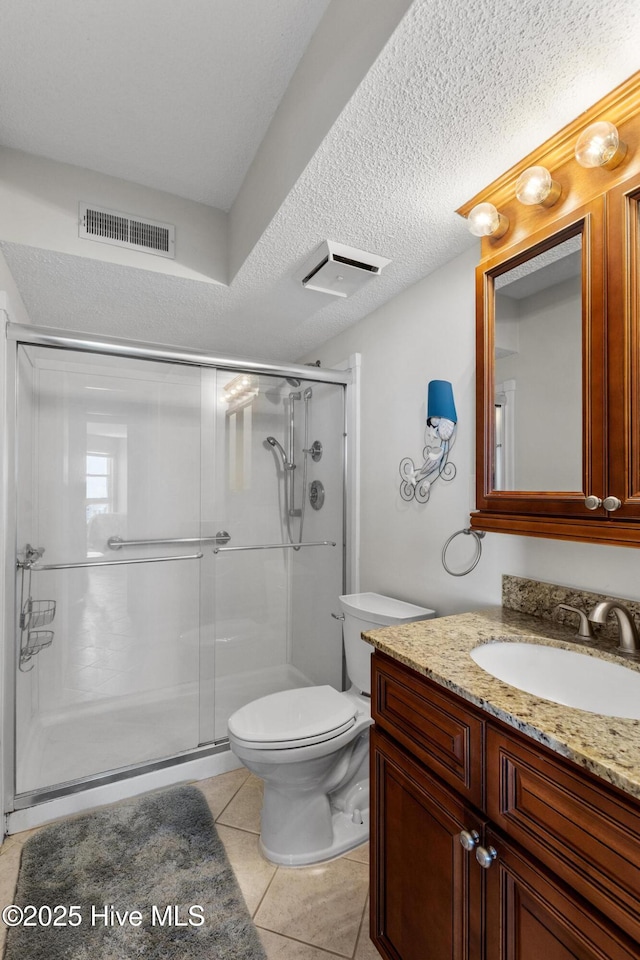 2000 New River Inlet Rd Unit 3513, North Topsail Beach, NC 28460 - full bathroom with vanity, a shower stall, and tile patterned flooring