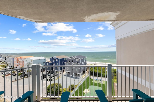 2000 New River Inlet Rd Unit 3513, North Topsail Beach, NC 28460 - balcony with a water view
