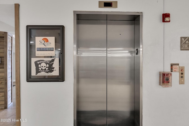 2000 New River Inlet Rd Unit 3513, North Topsail Beach, NC 28460 - elevator with a fire alarm