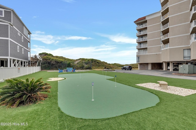 2000 New River Inlet Rd Unit 3513, North Topsail Beach, NC 28460 - surrounding community with a putting area
