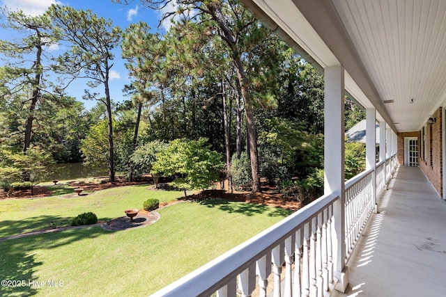 3 Augusta Way, Pinehurst, NC 28374 - balcony with view of wooded area