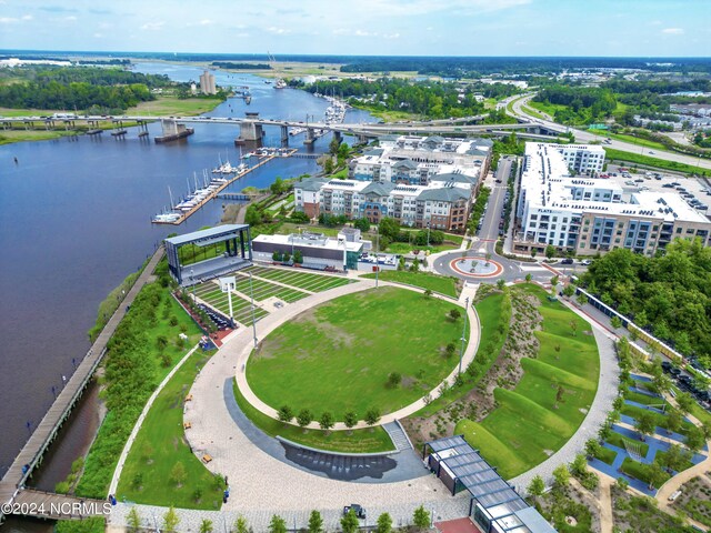 147 Legare St Lot 251, Wilmington, NC 28411 - drone / aerial view of a large body of water and a notable bridge