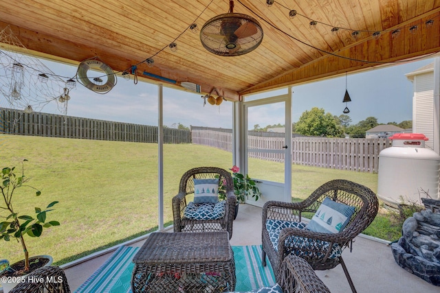 463 Avendale Dr, Rocky Point, NC 28457 - sunroom / solarium with lofted ceiling