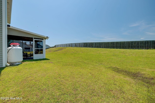 463 Avendale Dr, Rocky Point, NC 28457 - fenced backyard featuring a sunroom