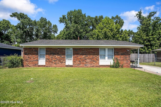 1106 E Stewart Cir, Wilmington, NC 28405 - ranch-style home featuring brick siding and a shingled roof